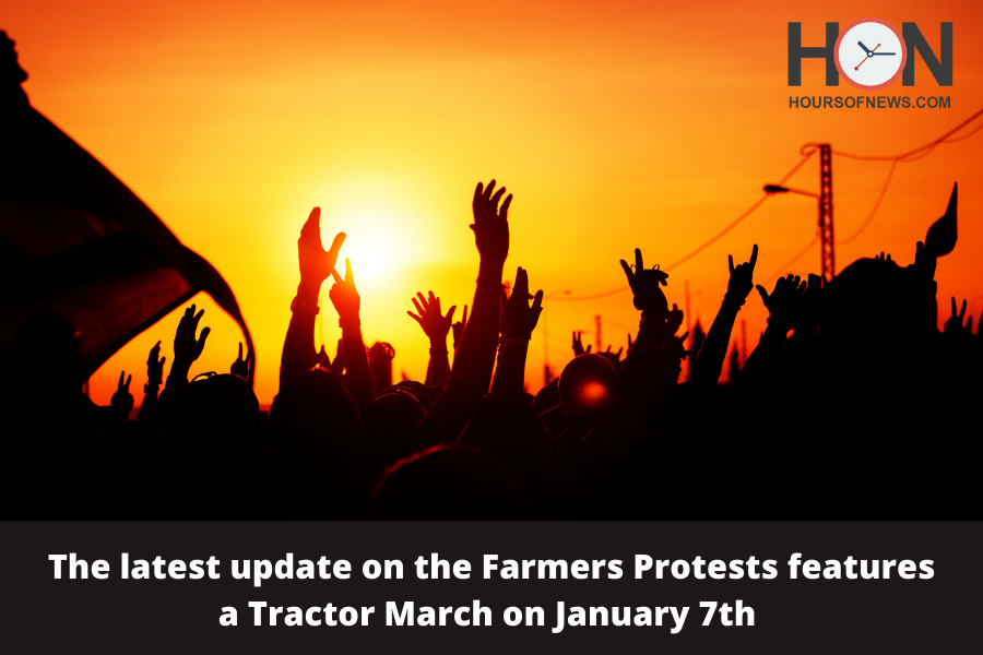Farmers Protests features a Tractor March on January 7th
