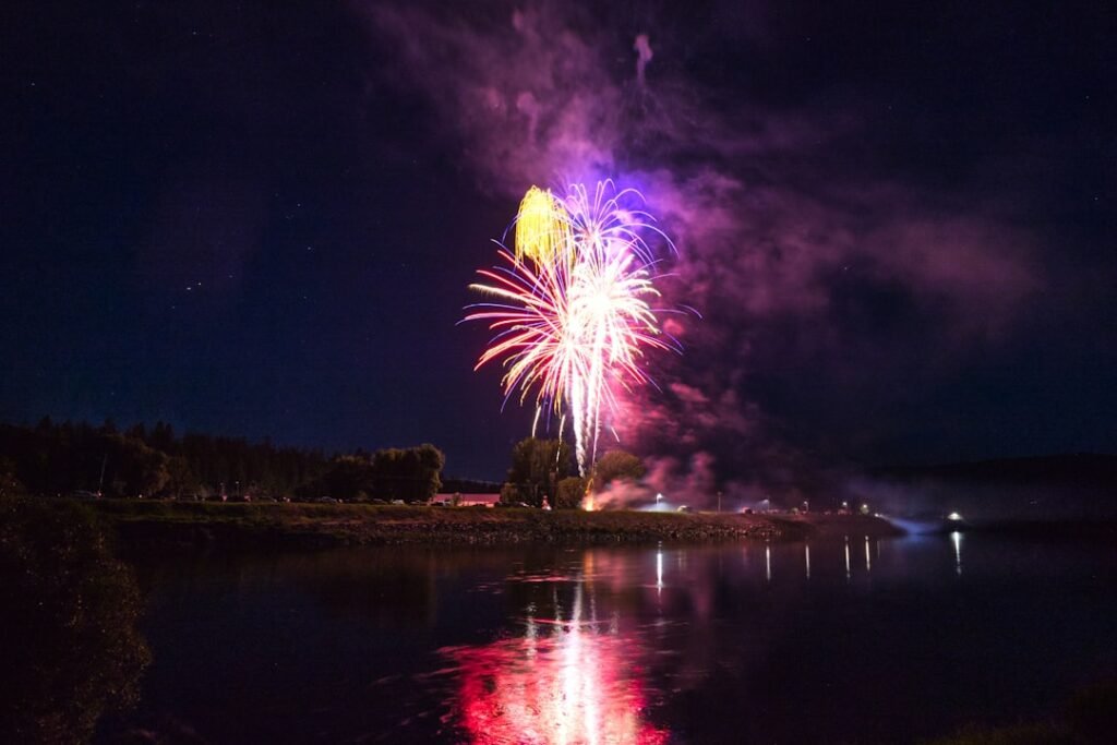 Photo Fireworks display