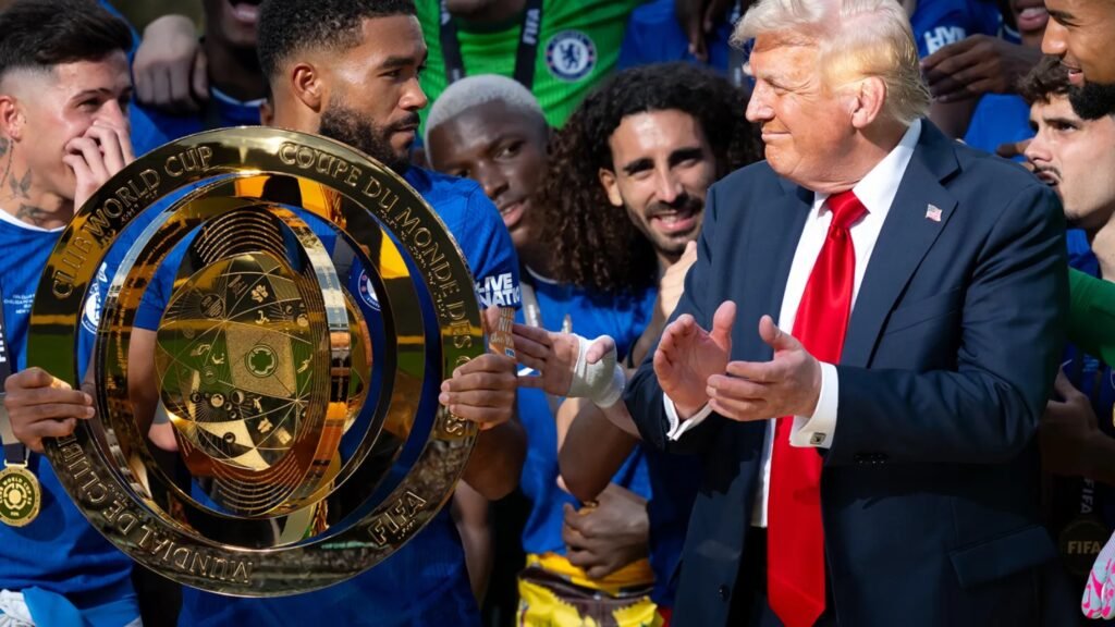 Chelsea Clinch Club World Cup Title — But Trump Chelsea Trophy Moment Steals Spotlight 6 Trump Chelsea trophy